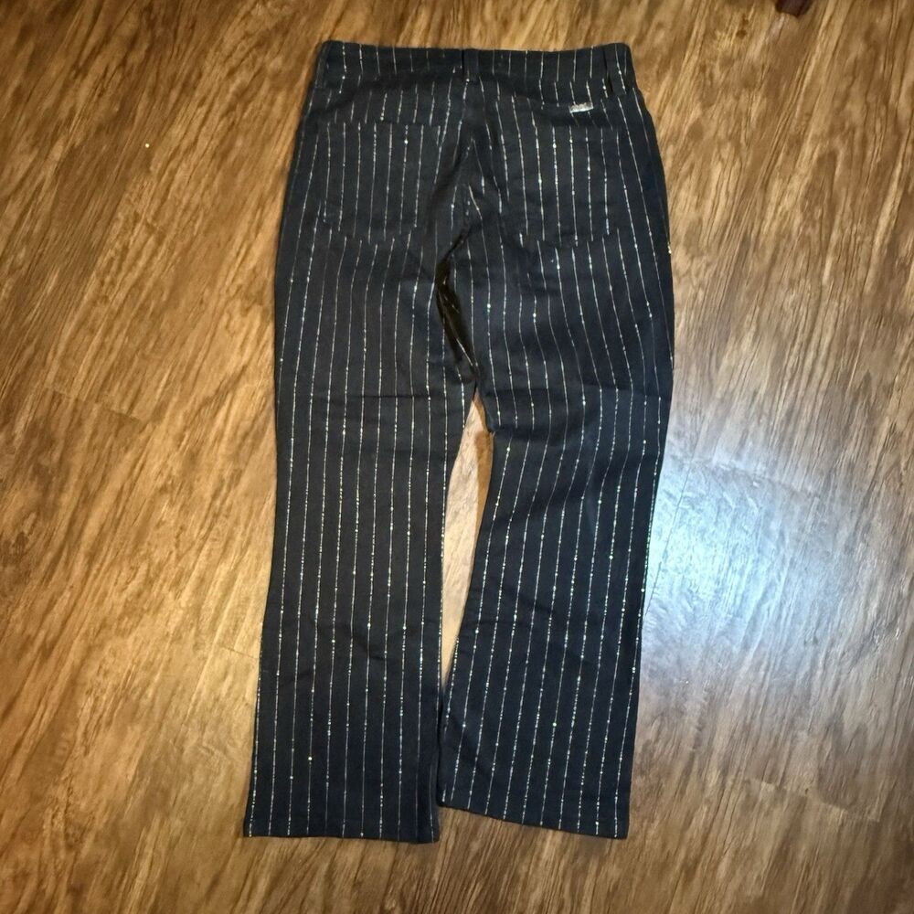 KanCan Women’s Pants Size 9 Black Pinstripe KC7086GBS - Picture 5 of 6